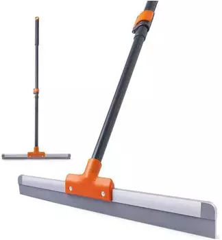 LuxusKollektion Bodenabzieher Dusche Teleskopstiel 112-138cm Silikon