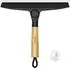 LuxusKollektion Silikonabzieher mit schwenkbarem Bambusgriff, 25,4cm, schwarz