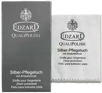 Edzard QualiPolish&reg; Pflegetuch f&uuml;r Silber, Messing und Gold 30x45cm (5035)