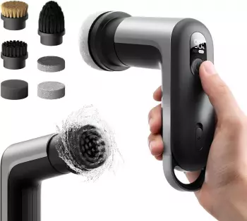 Hoto Tools Grip Cordless Spin Scrubber kabellos, 6 Aufsätze, IPX7 (HFE0032GL)
