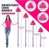 LuxusKollektion Bodenwischer Wischmopp 180° faltbar, 202cm, 6 Mikrofaser-Pads