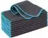 LuxusKollektion Mikrofasertücher Waffelpiqué grau 20x20cm, 12er-Set