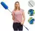 LuxusKollektion Teleskop-Staubwedel Mikrofaser, ausziehbar bis 254cm, blau