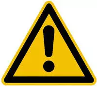 SafetyMarking Warnschild Folie SL 50 mm Warnung vor einer Gefahrenstelle 10...