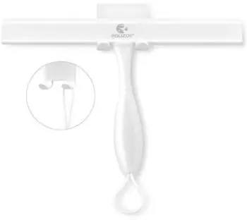 LuxusKollektion Duschabzieher Silikon mit Halterung 27,9cm, ergonomisch