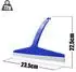 BigDean Duschabzieher Silikon blau 23,5cm, 3er-Set (1000381)