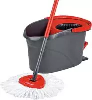 Vileda GmbH Vileda EasyWring & Clean Wischmop Komplettset, 3-teilig, Microfaser...