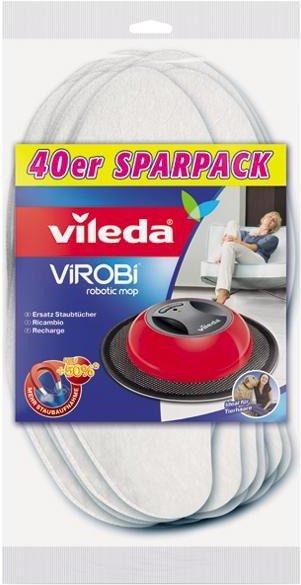 Vileda Virobi Slim Ersatz-Staubpads 40er Pack