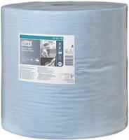 Tork Extra Starke Papierwischt&uuml;cher, 2-lagig, blau, W1 130070 , 1 Rolle = 1000 Blatt