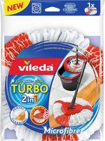 Vileda Wischbezug "Vileda TURBO Refill Microfibre 2in1 Ersatzkopf Doppelpack"