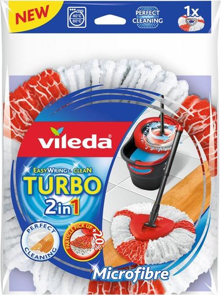 Vileda Wischmop Ersatzkopf Turbo 2in1 und Easy Wring & Clean (2er Set)