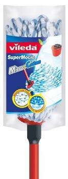 Vileda SuperMocio Wischmopp, Mikrofaser und Baumwolle