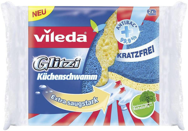 Vileda 2er Pack Glitzi Küchenschwämme