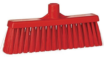 Vikan Kehrbesen mit Rechtgewinde medium, 31 cm rot