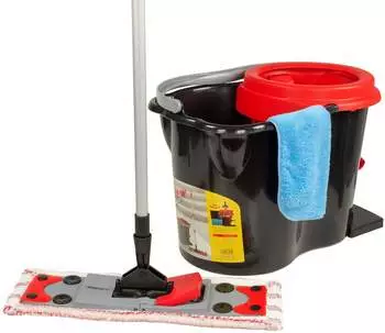 Sprintus Life Click n Twist Putzeimer-Set mit Telestiel und Mopp