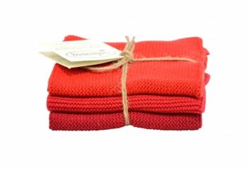 Solwang Wischlappen 3er Set rot Kombi