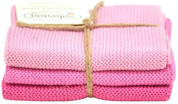 Solwang Wischlappen 3er Set Kombi hell Rosa