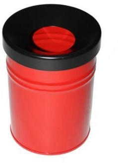 Certeo Abfallbehälter selbstlöschend Volumen 16 l rot