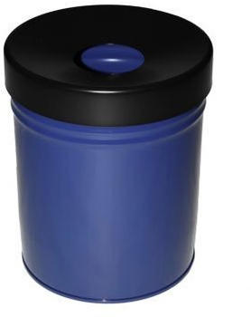 Certeo Business Equipment GmbH Certeo Abfallbehälter selbstlöschend Volumen 30 l blau