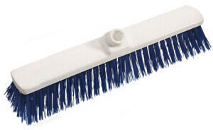 Haug Großraumbesen, 400 x 60 mm, Besatz: Polypropylen Ø 1,0 mm (hart), Besatzfarbe: blau