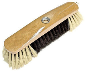 Peggy Perfect Zimmerbesen Buche nußbraun gebeizt Haarmischung 28cm
