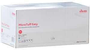 Vileda MicroTuff Easy blau - Spenderbox 30 x 30 cm