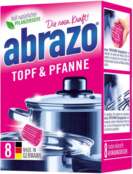 abrazo Topf & Pfanne 8 Stück Reinigungs-Schwamm