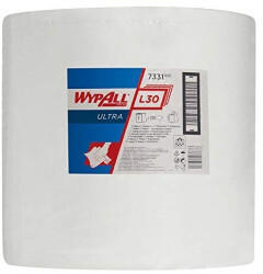 Kimberly-Clark 190257 WYPALL L30 Ultra Wischtuch, 3-lagig, Großrolle, Perforiert, Weiß, 1000 Stück