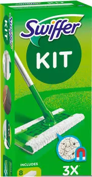 Swiffer Systemstarter (Bodenstab + 8 Trockentücher + 3 Wet Wischtücher) Swiffer Systemstarter (Bodenstab + 8 Trockentücher + 3 Wet Wischtücher)