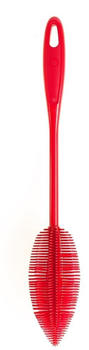 Kochblume Flaschenbürste Silikon rot