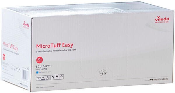 Vileda MicroTuff Easy gelb - Spenderbox 30 x 30 cm