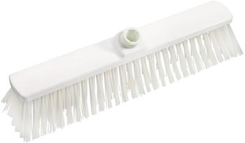 Haug Großraumbesen, 400 x 60 mm, hart, Hygienebesen mit ungeschlitztem Polyesterbesatz, Besatzfarbe: transparent