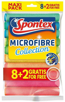 Spontex Allzwecktuch Microfibre Microfasertuch 30 x 30cm,(10 Stück)