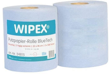 Nordvlies Putzpapier-Rolle BlueTech blau 24815