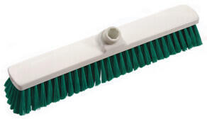 Haug Großraumbesen, 400 x 60 mm, ungeschlitzt, Besatz: Polyester PBT Ø 0,50 mm (mittel), Besatzfarbe: grün