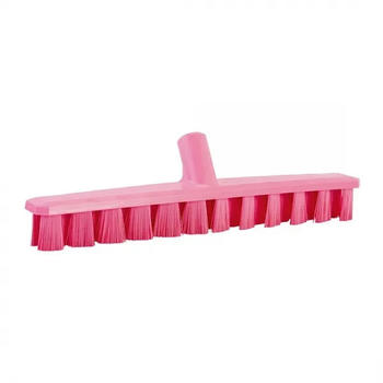 Vikan Wand-/ Bodenschrubber 400 mm, harte Borsten pink