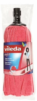 Vileda Wischmopp aus Baumwolle und Polyester - Rot