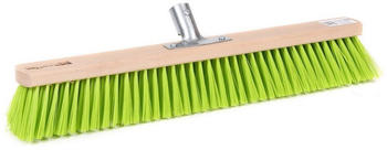 BawiTec Straßenbesen 100cm neon grün XXL Gartenbesen mit Metall-Stielhalter neongrün Garten Besen Schrubber