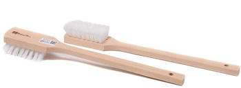 BawiTec 2x Stielbürste Reinigungsbürste Spülbürste-Langstiel 425mm Scheuerbürste ppn-weiß