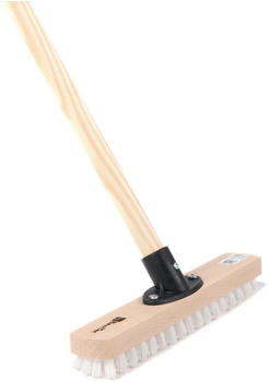 BawiTec Wischer-Schrubber 30cm ppn-weiß Scheuerbürste Stiel Bodenwischer Bürste