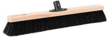 BawiTec Rosshaarbesen Naturhaar-Mischung 50cm mit Kunststoffhalter sehr weich Saalbesen Kehrbesen