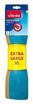 Vileda 4er-Pack XL-Mikrofaser-Mehrzwecktücher, farbig