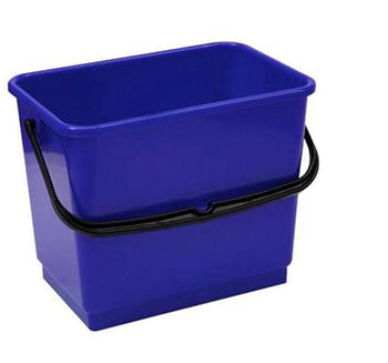 Wisch-Star Kunststoffeimer Putzeimer Eimer, rechteckig, 6 l, blau