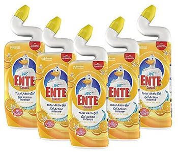 WC Ente Total Aktiv Gel Citrus Splash, 5er Pack (5 x 750 ml)