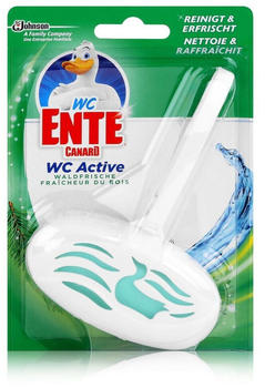 WC Ente Active 3in1 WC Duftspüler-Einhänger Waldfrische Duft, 4er Pack (4 x 40g)