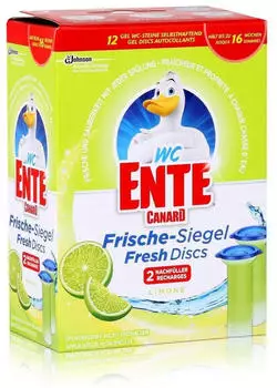 WC Ente WC Reiniger, Frische-Siegel Nachfüllpack Limone (2 St) – WC Ente WC Reiniger, Frische-Siegel Nachfüllpack Limone (2 St) für strahlende Sauberkeit
