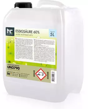 Höfer Chemie Essigsäure 60% 5 Liter