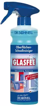 Dr. Schnell Glasfee mit Sprühkopf (500 ml) – Perfekte Reinigung für strahlende Fenster