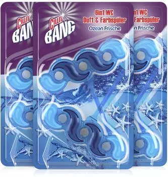 Cillit Bang BLUE WAVE 6 WC-Duftsp&uuml;ler Ozean Frische