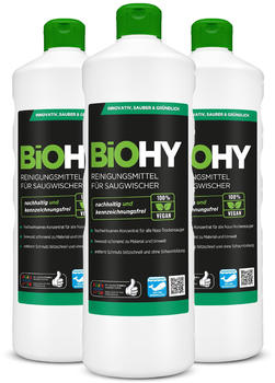 BiOHY Reinigungsmittel für Saugwischer 1l 3er Pack
